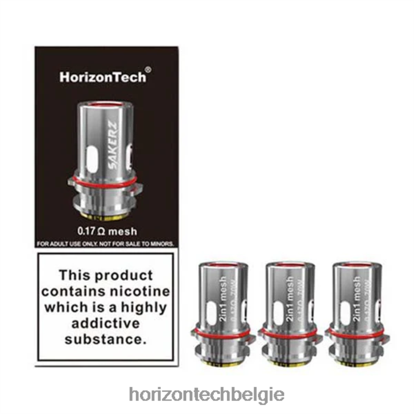 Horizon Tech Company - HorizonTech Sakerz spoelen (3-pack) 2684P6 2-in-1 gaas 0,17 ohm (3-pack)