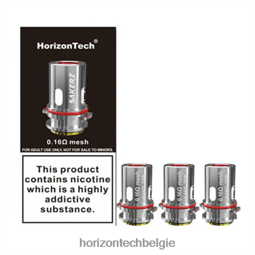 Horizon Tech Vape Tank - HorizonTech Sakerz spoelen (3-pack) 2684P158 gaas 0,16 ohm (3-pack)