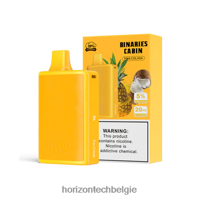 Horizon Tech Company - HorizonTech Binaries Cabin wegwerp 20 ml 2684P66 pina colada