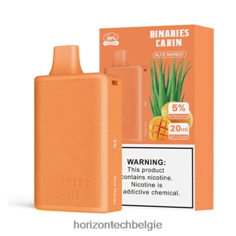 Horizon Tech Vape - HorizonTech Binaries Cabin wegwerp 20 ml 2684P75 aloë mango