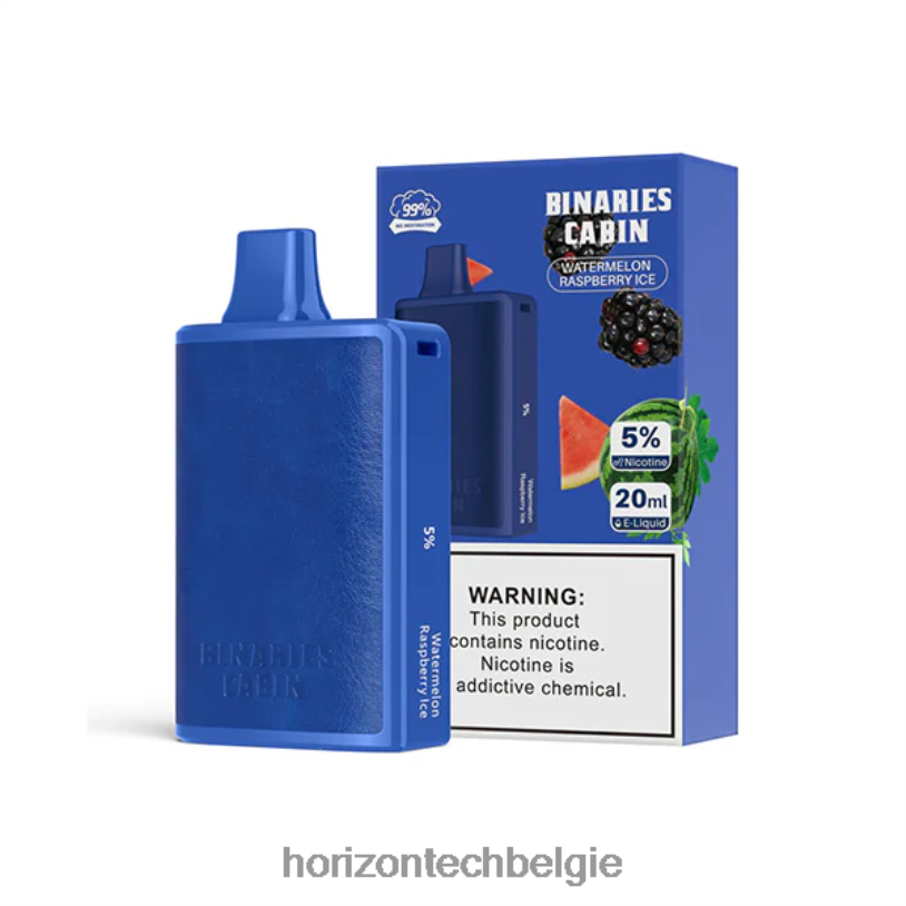 Horizontech België - HorizonTech Binaries Cabin wegwerp 20 ml 2684P71 watermeloen frambozenijs